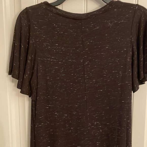 DOLAN LEFT COAST COLLECTION midi handkerchief‎ hem black/whiteblend dress - Picture 9 of 14